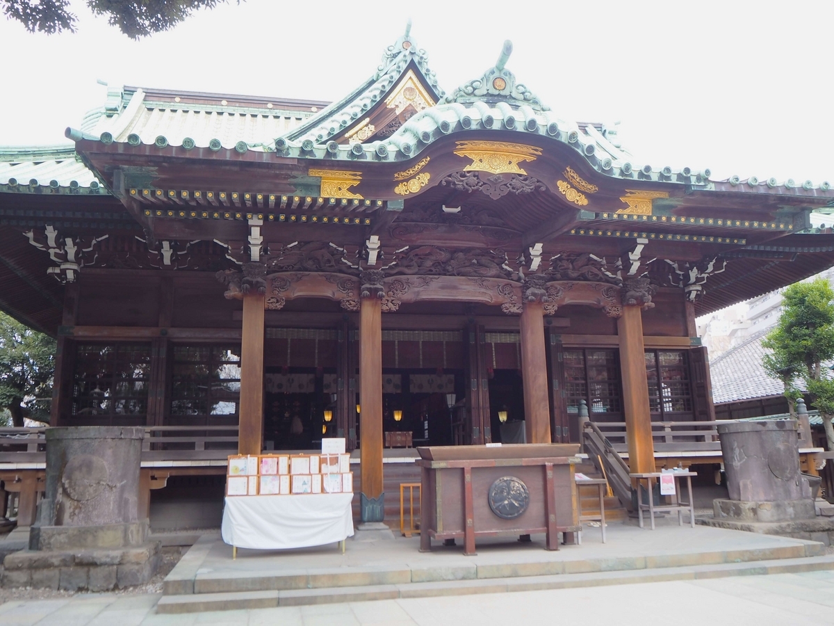 2024年3月2日の正面から見た拝殿