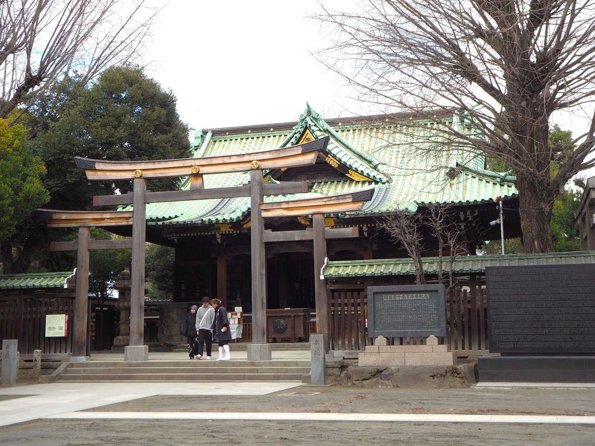 2024年3月2日の境内の全景