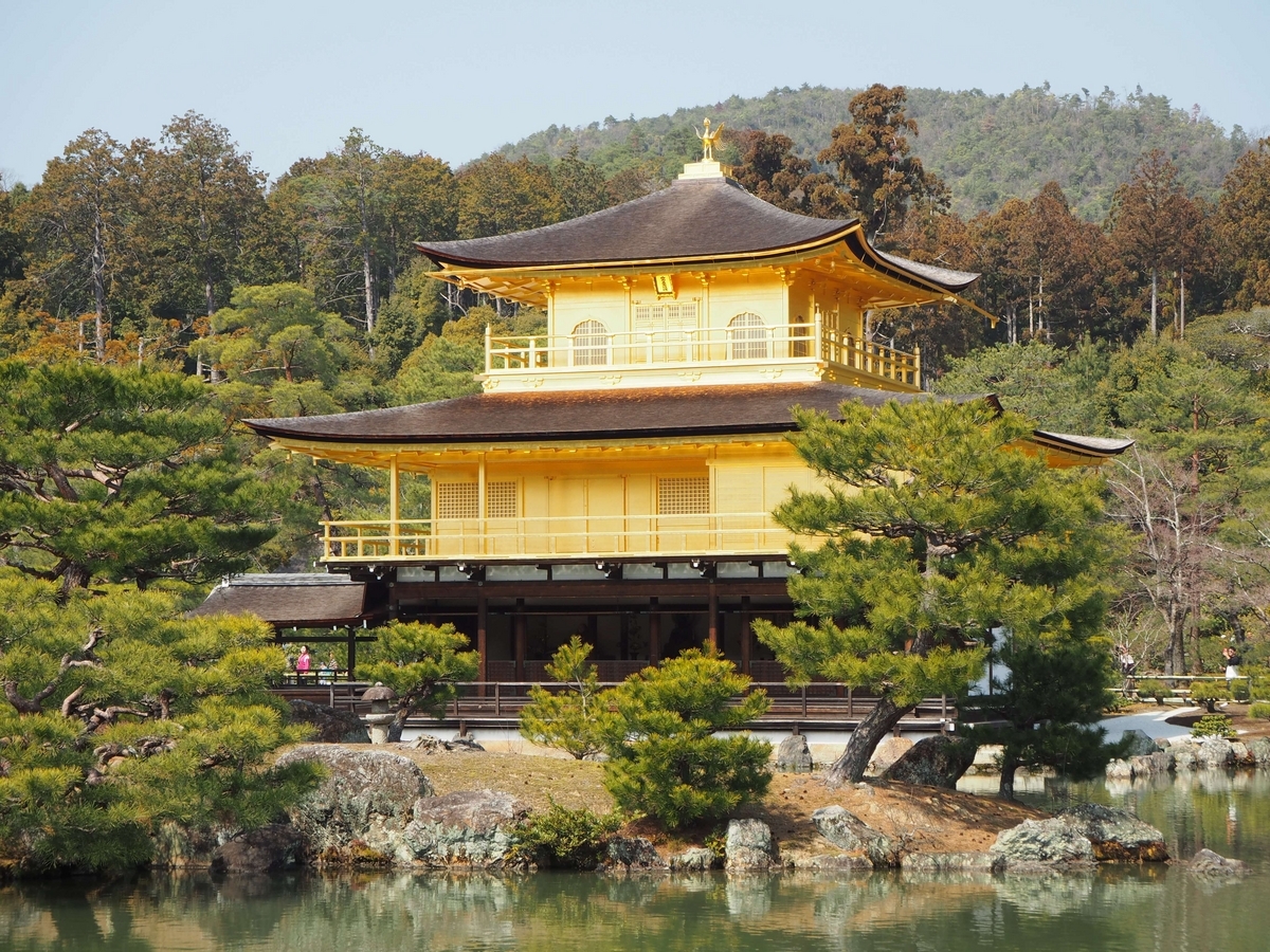 金閣の正面