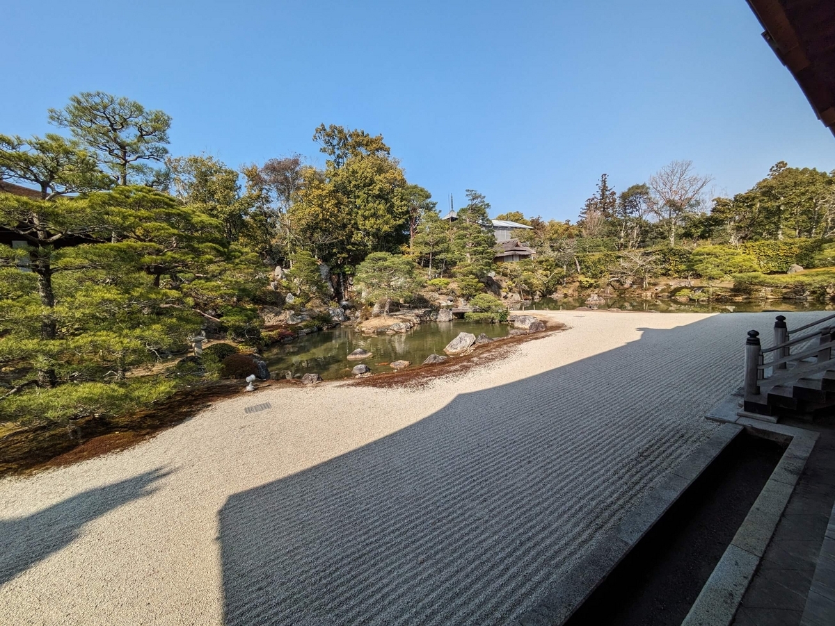 宸殿の庭園