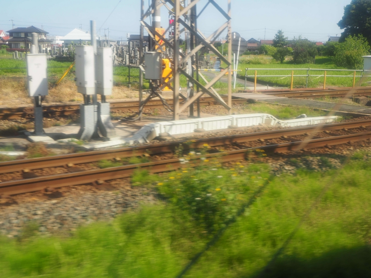 山陰線の線路