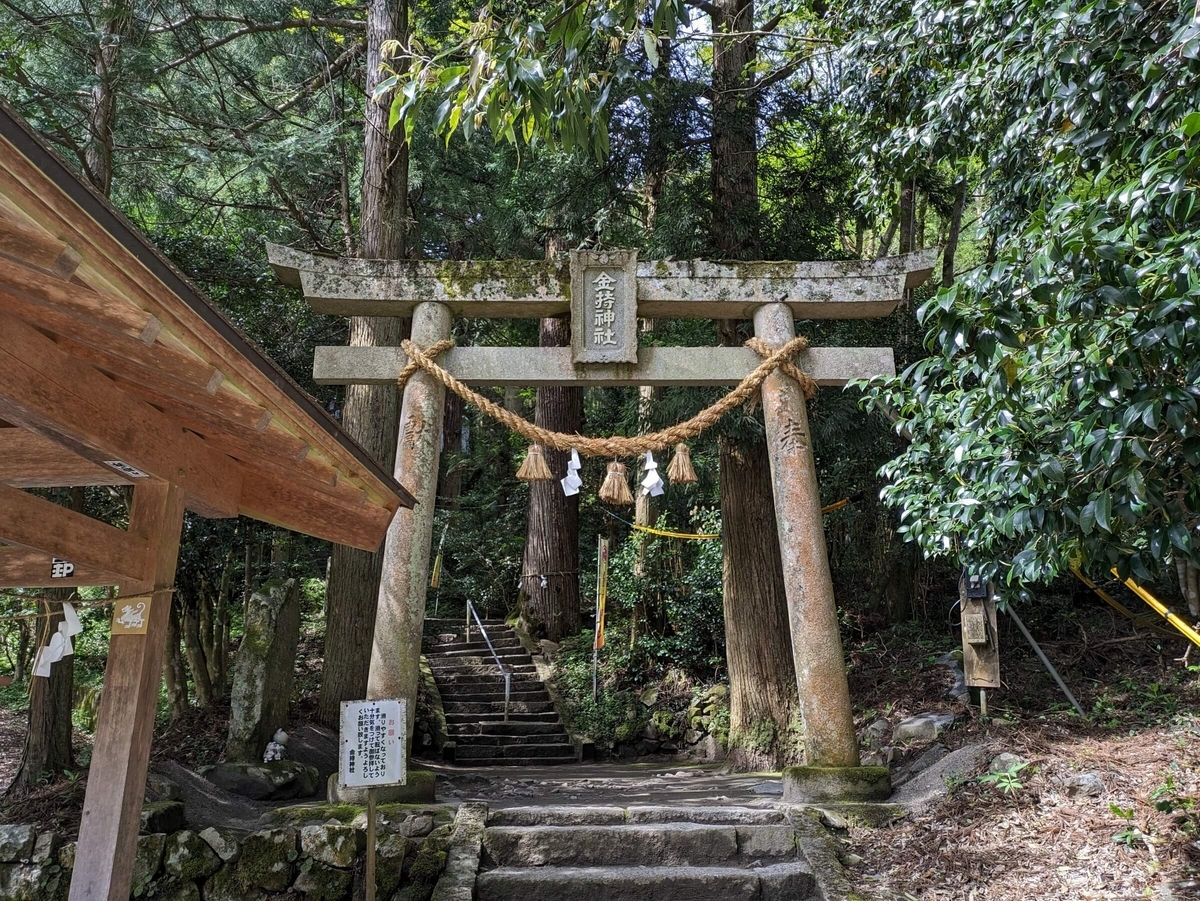 金持神社の2024年4月26日の大鳥居