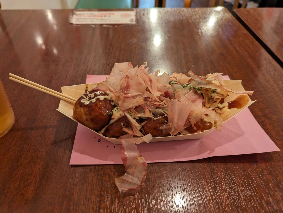 「わなか」のたこ焼き