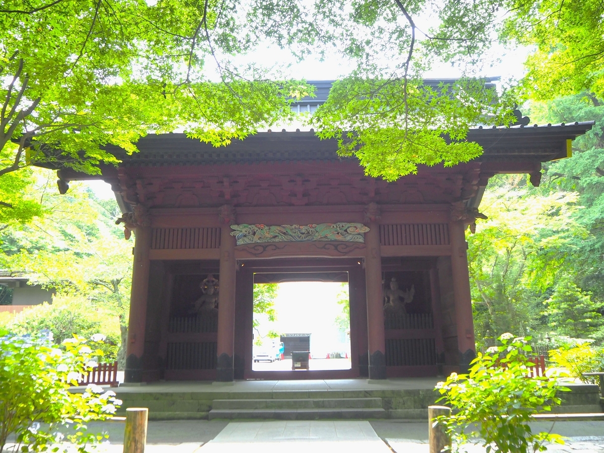 2024年6月17日の妙本寺の二天門