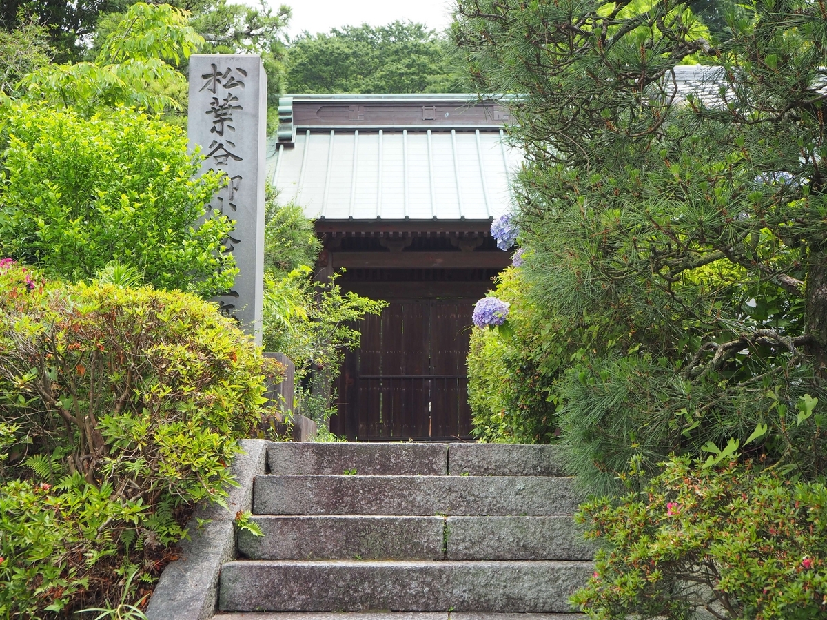 妙法寺の2024年6月17日の総門