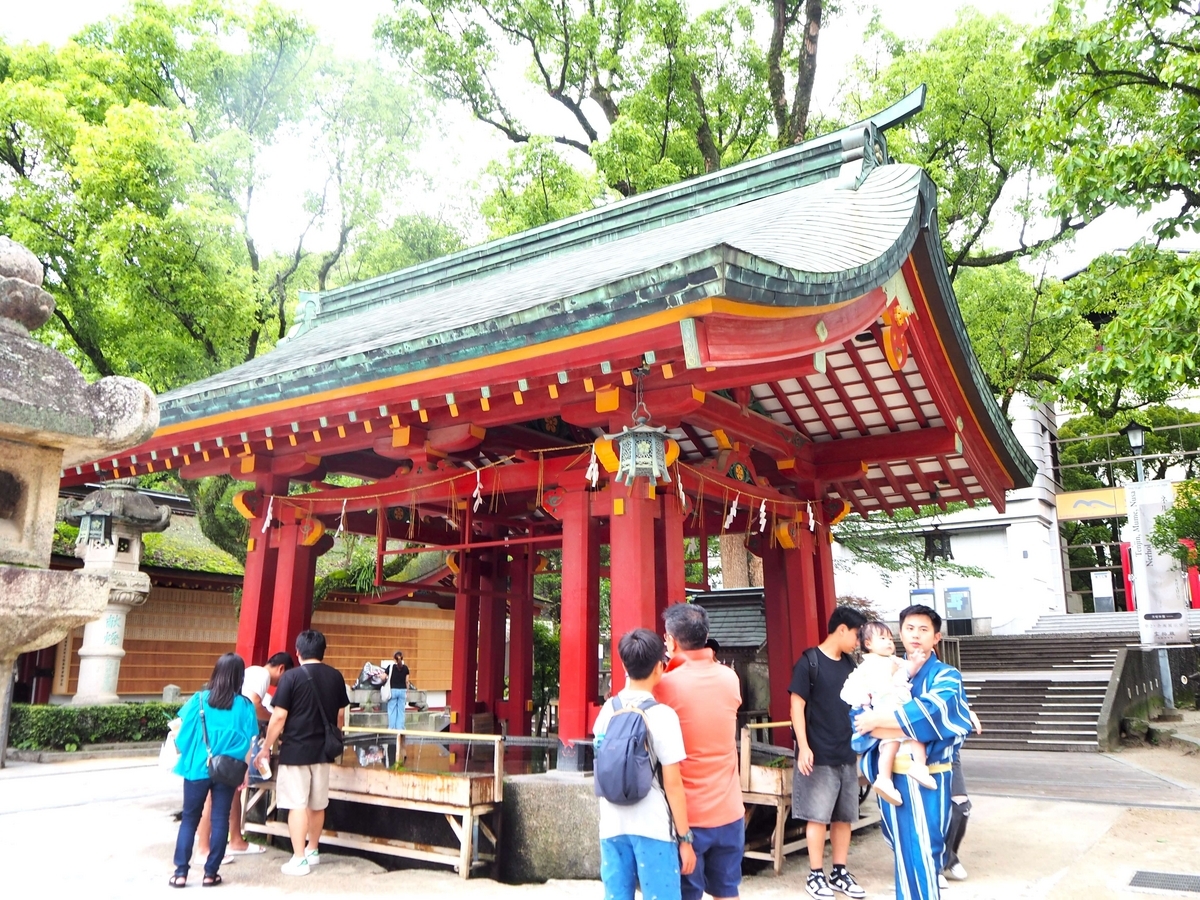 太宰府天満宮の手水舎