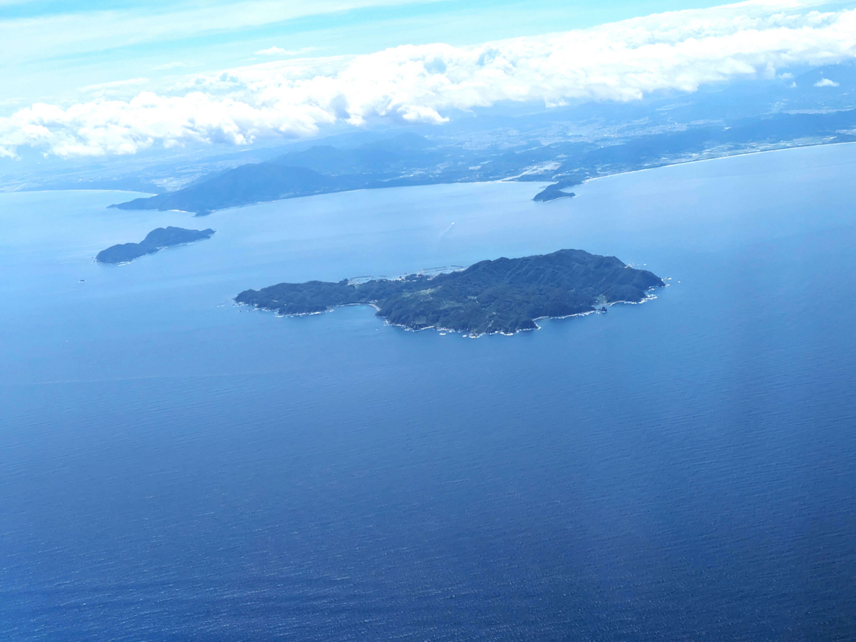 大島の航空写真