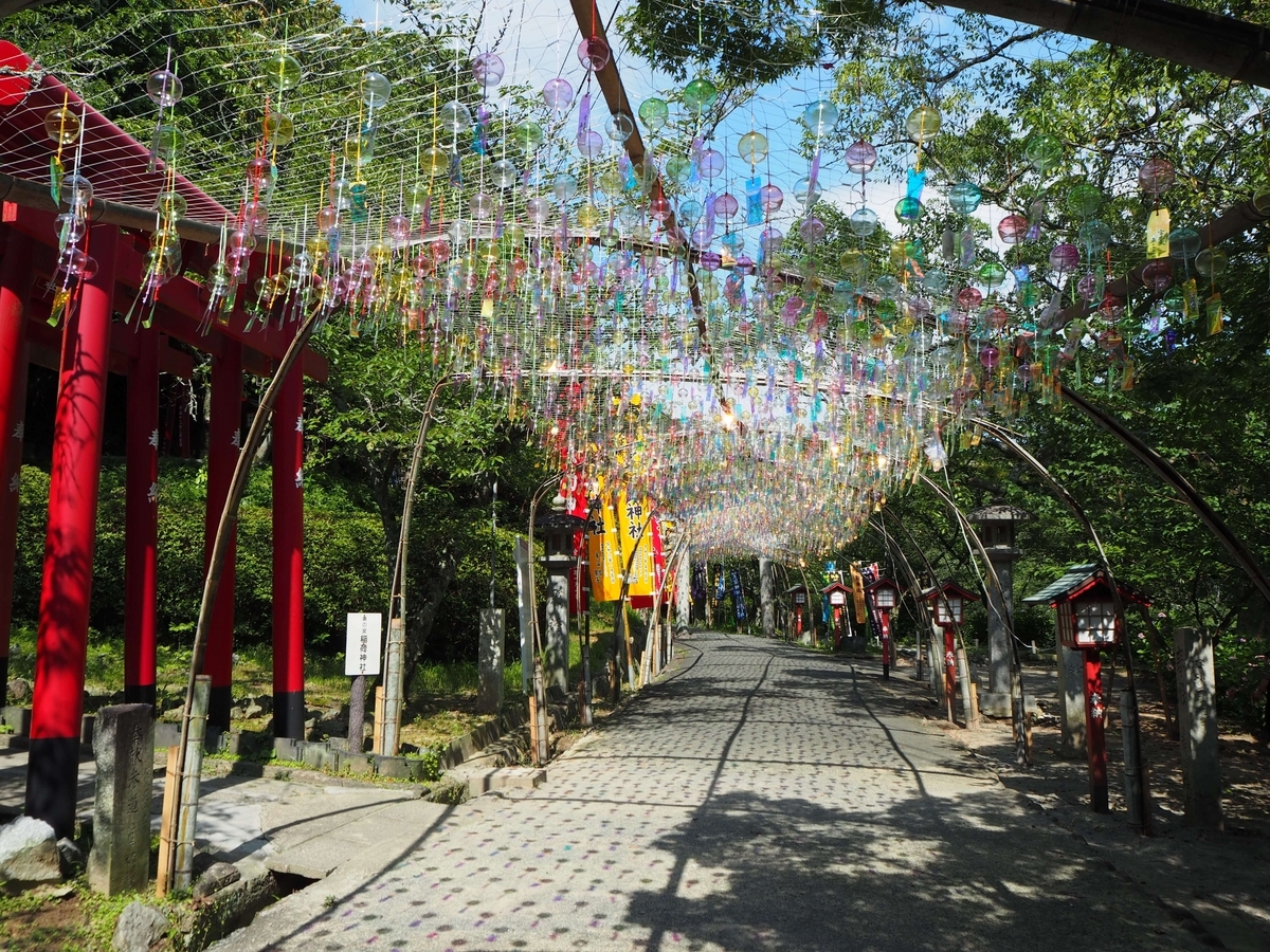 3000個の風鈴による天の川