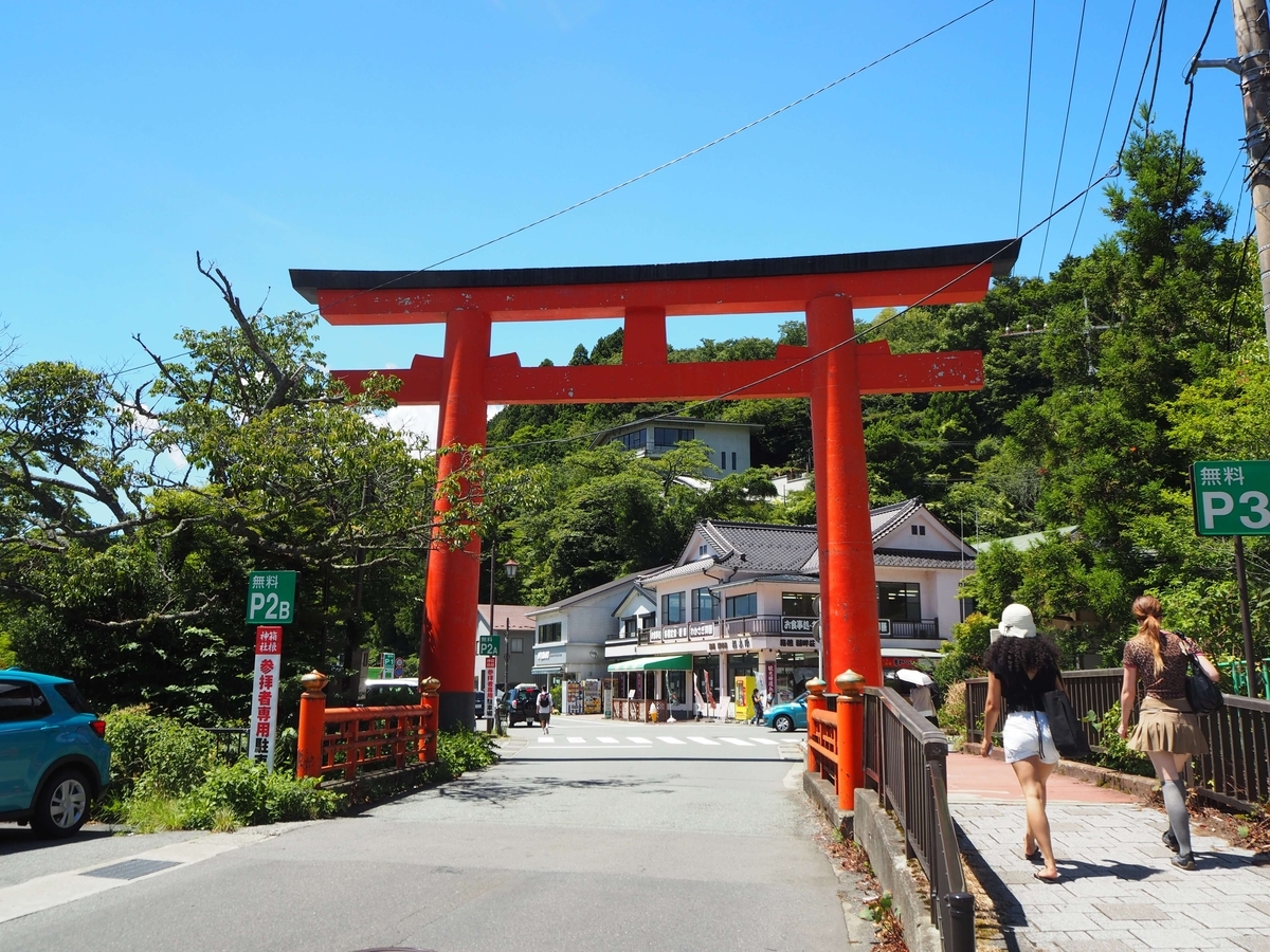 2024年8月17日の第二鳥居