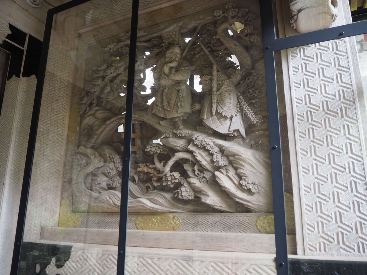 2024年9月22日の龍の彫刻