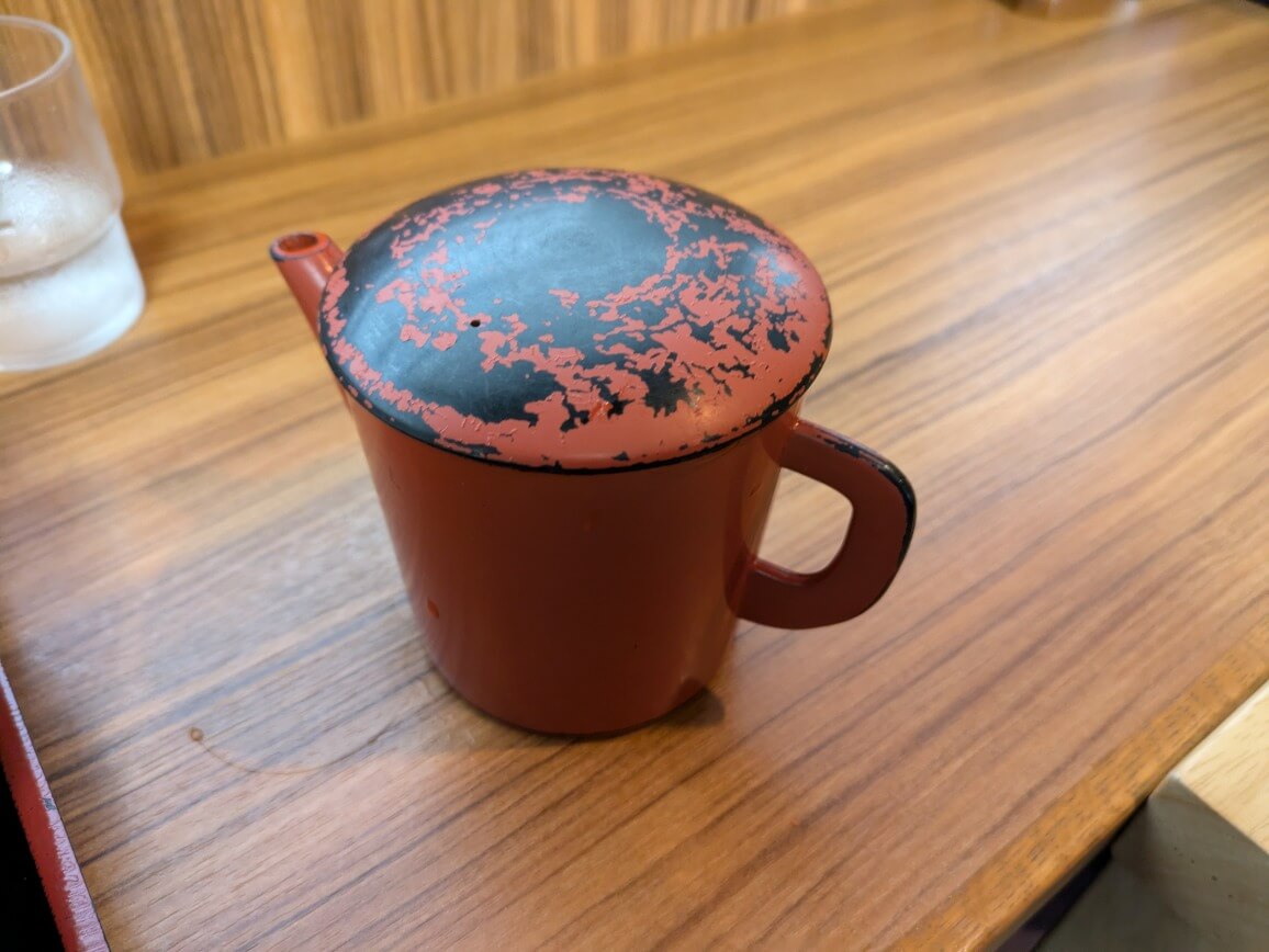 スープ割の容器