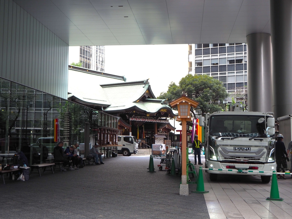 社殿へと続く参道