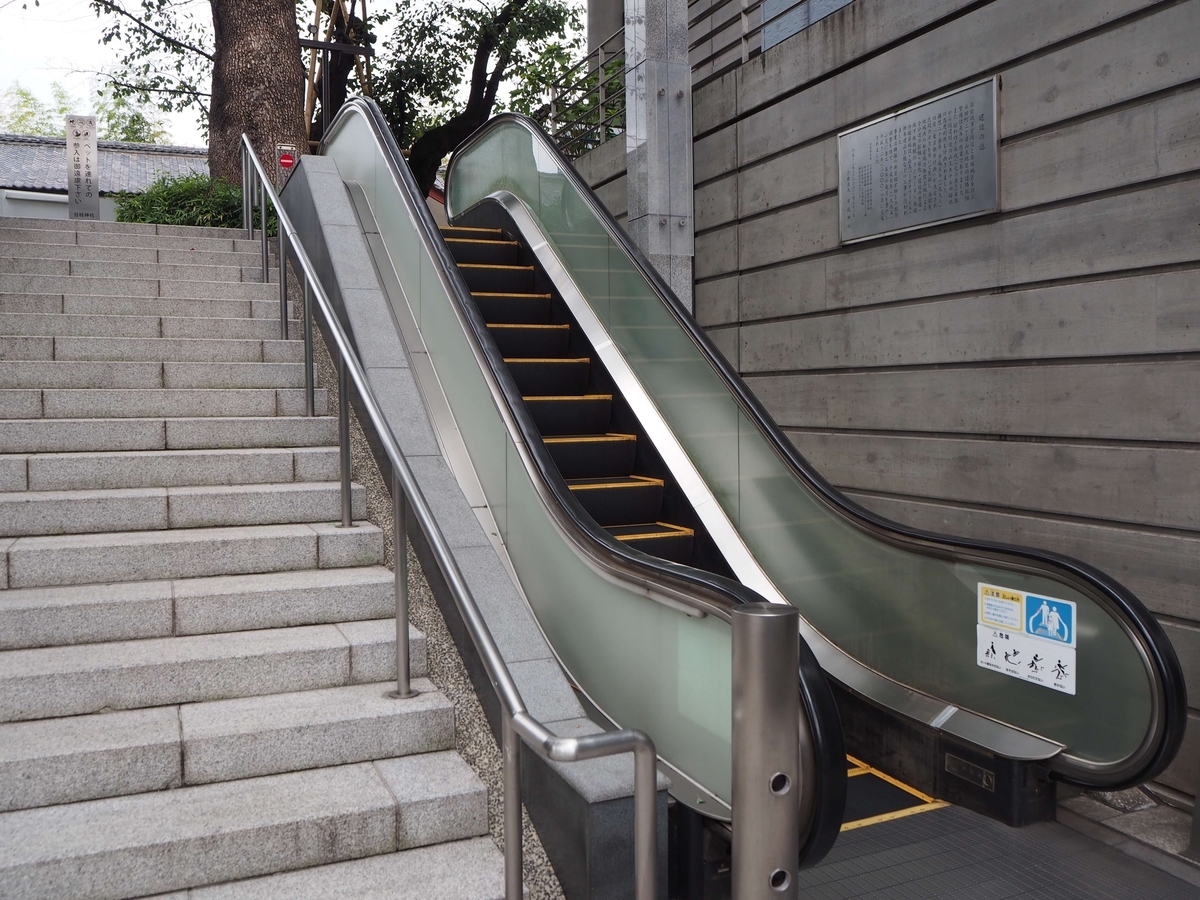 ３基目のエスカレーター