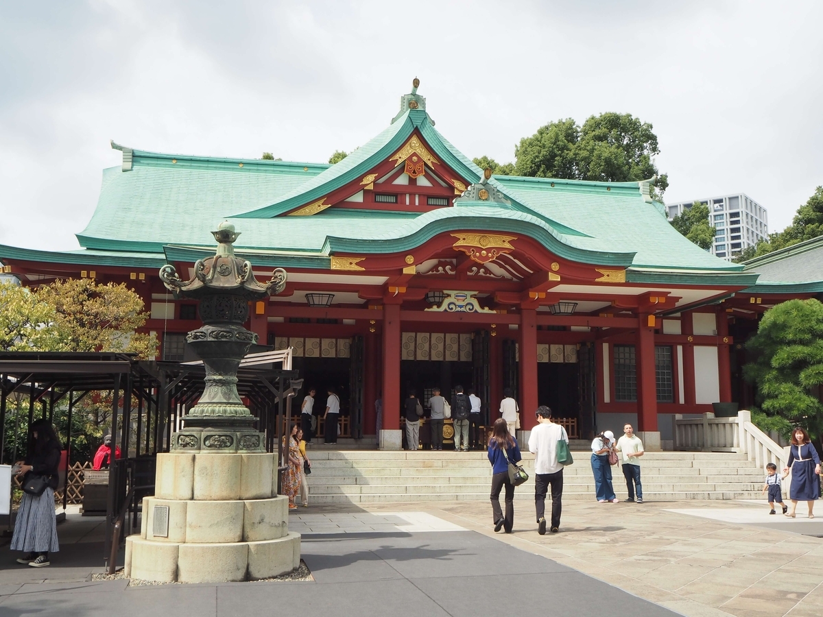 日枝神社の社殿