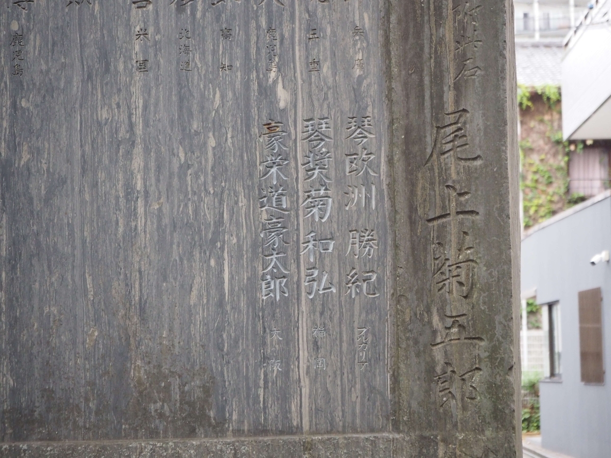 琴奨菊と豪栄道の名