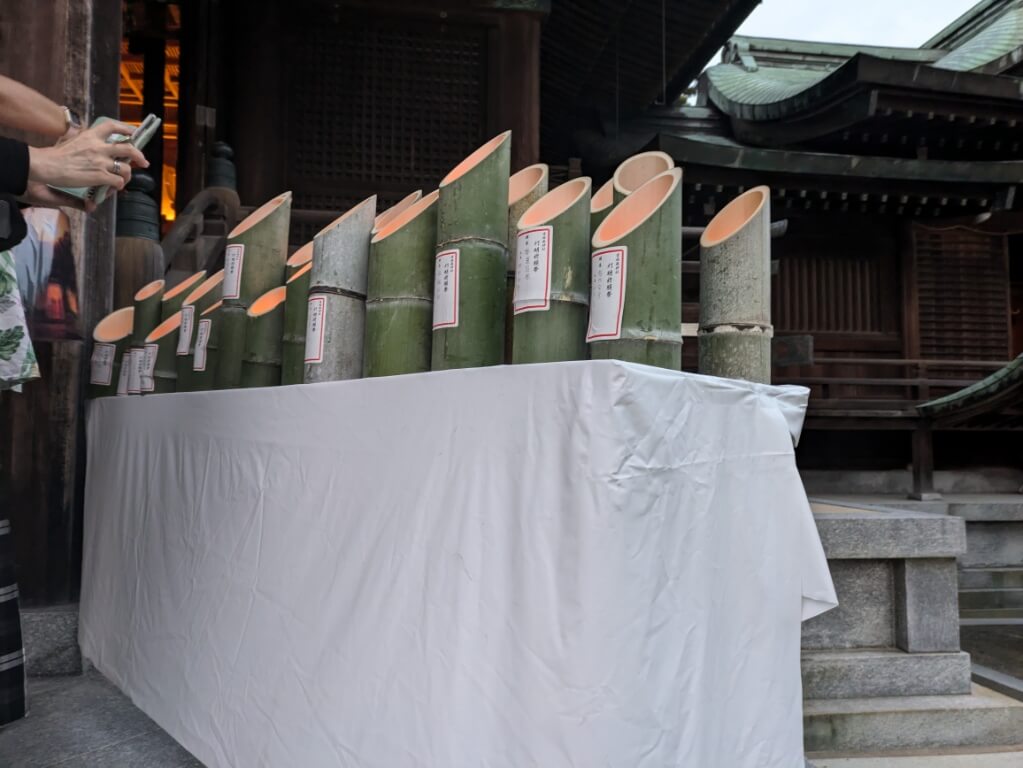 奉納した灯籠