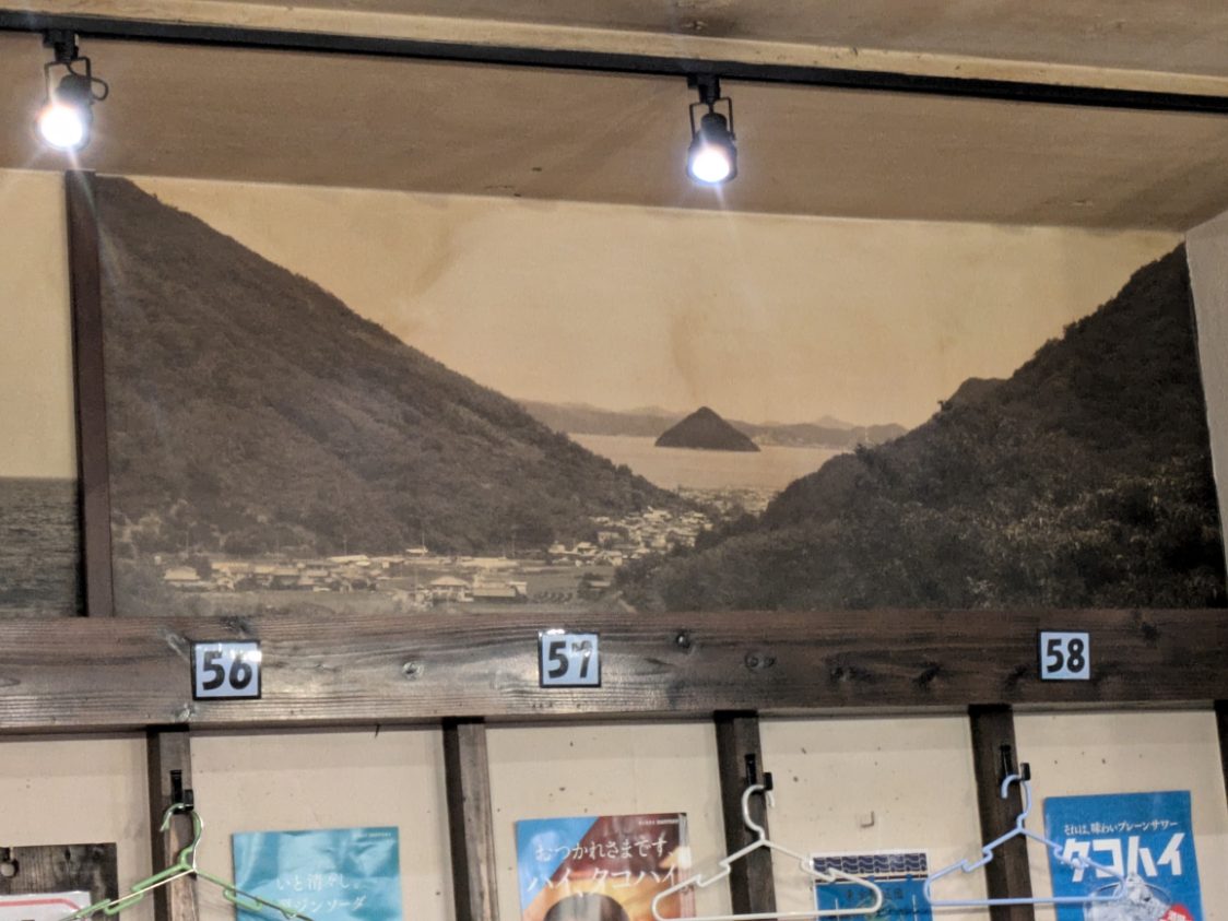 店内に貼られた香川の写真