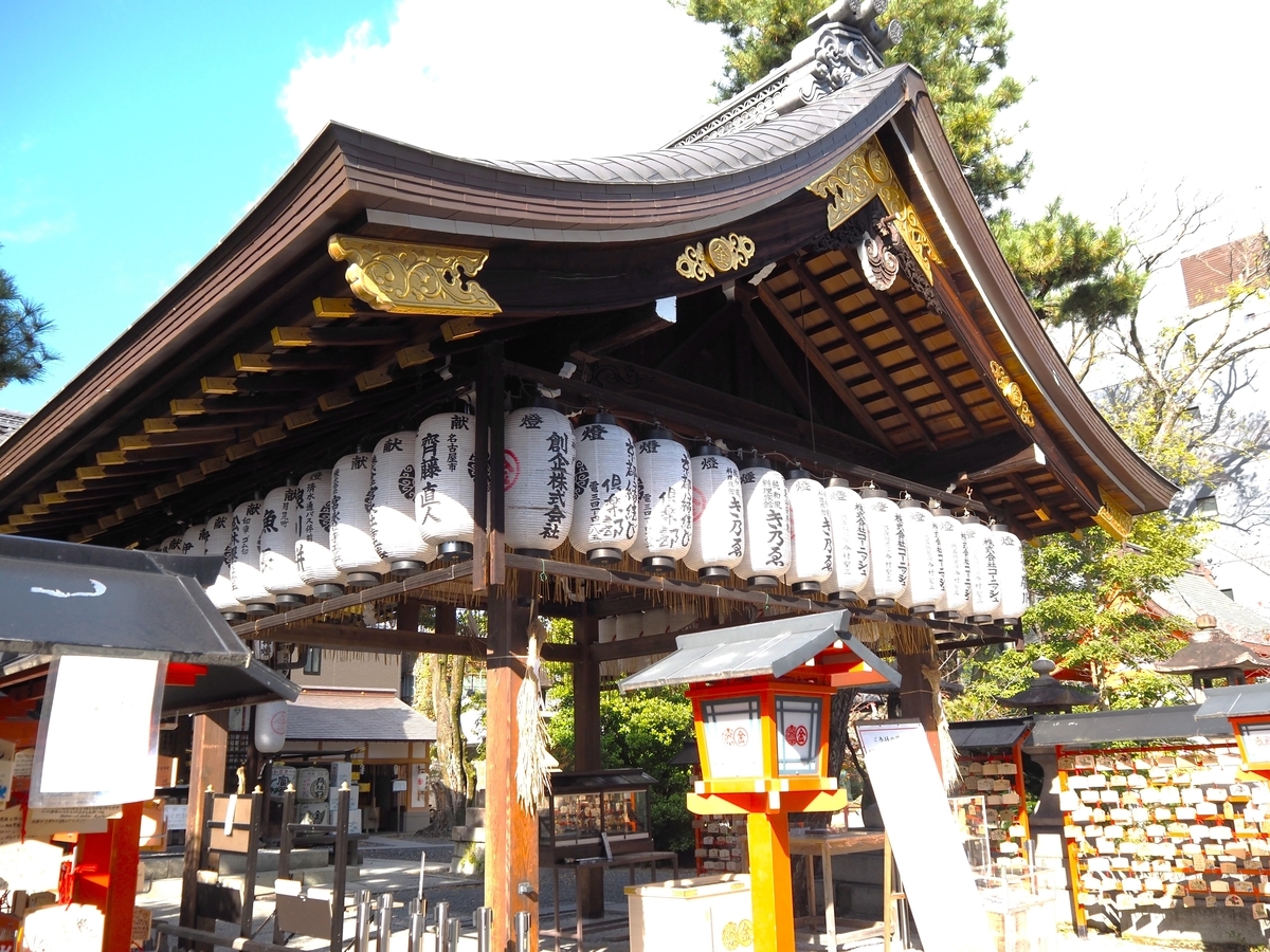 安井金比羅宮の拝殿