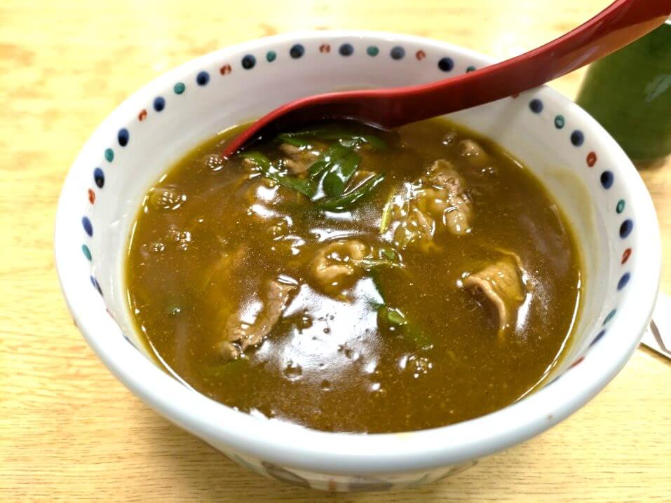 肉カレーうどん