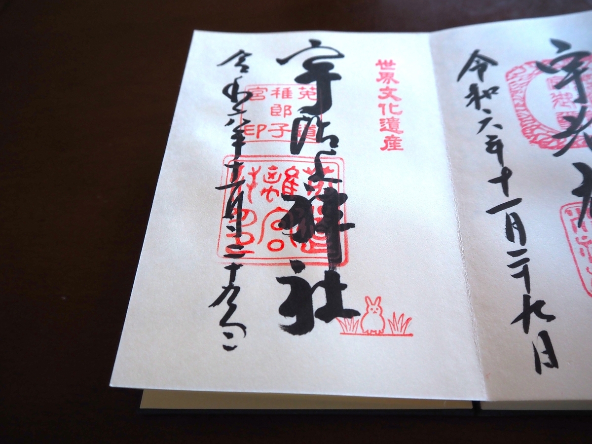 宇治上神社の2024年11月29日付御朱印