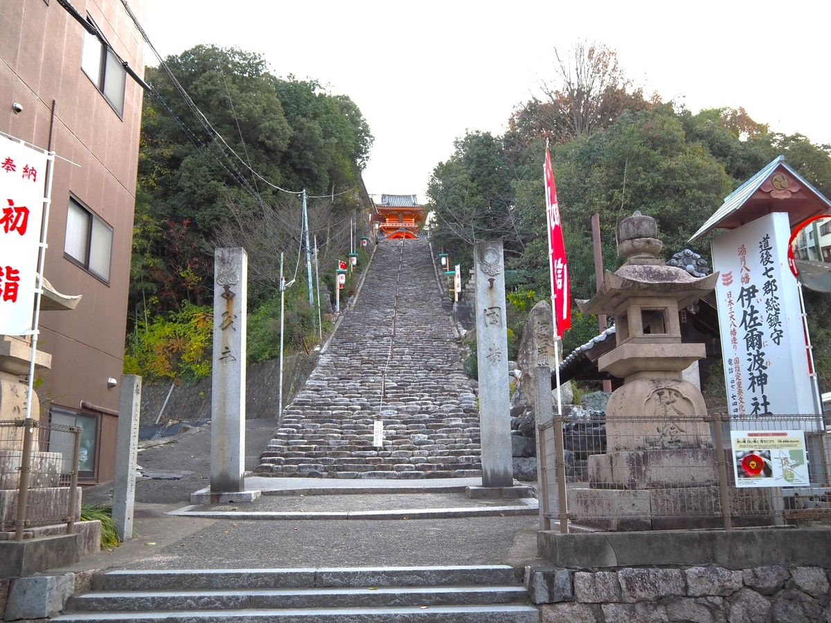 伊佐爾波神社の標柱