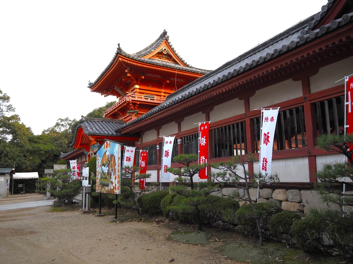 伊佐爾波神社の回廊