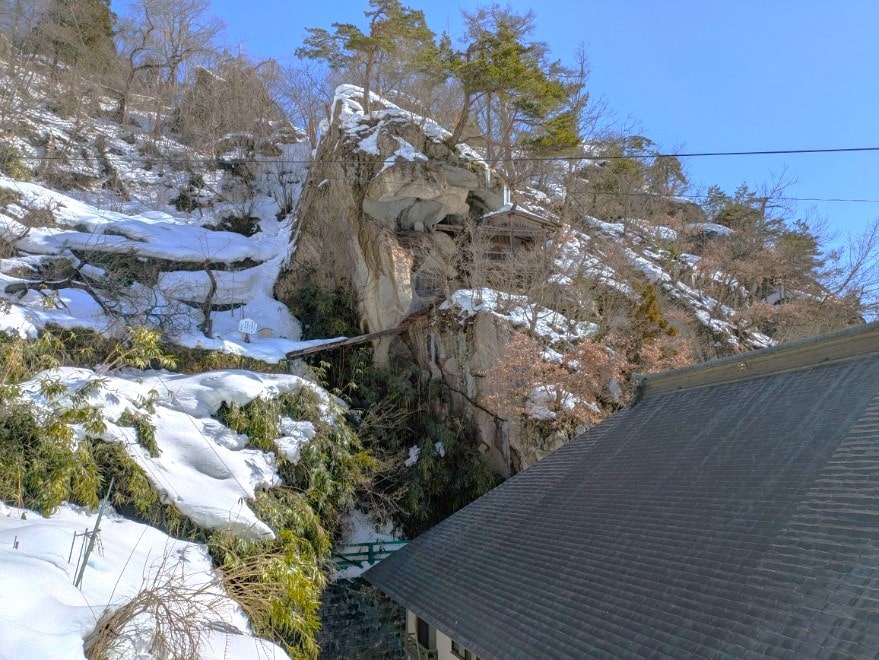 修行の岩場