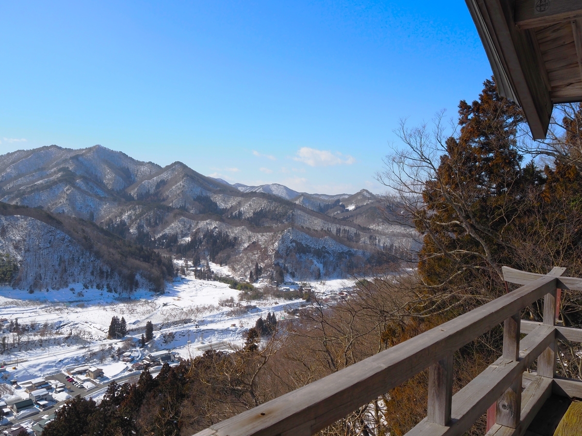 五大堂からの眺め