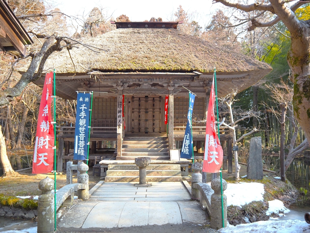 真冬の弁財天堂