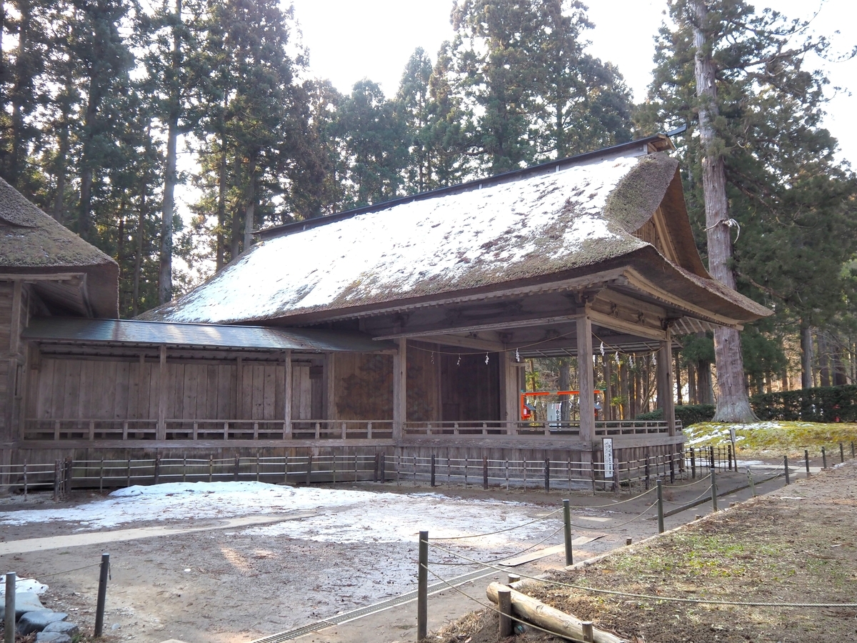冬の白山神社