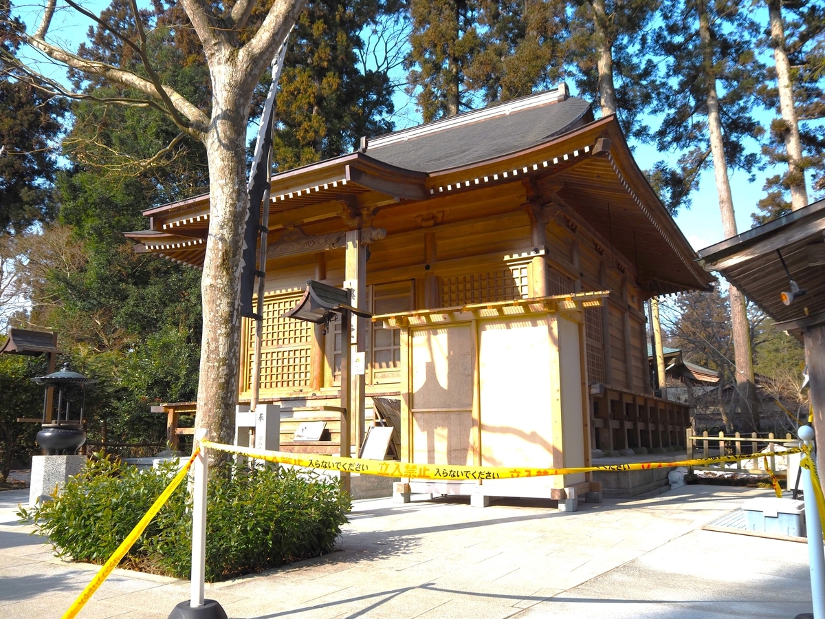 冬の中尊寺薬師堂