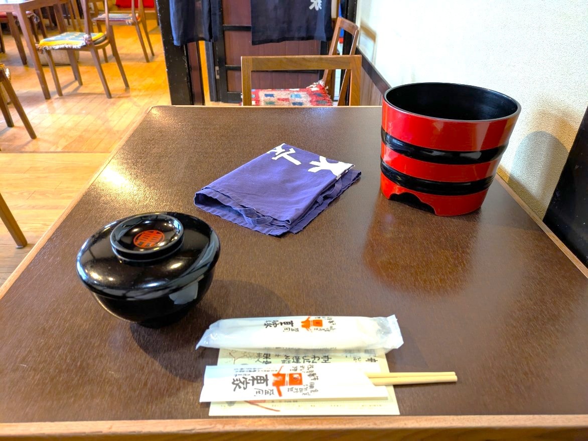 テーブルの上に置かれていた物