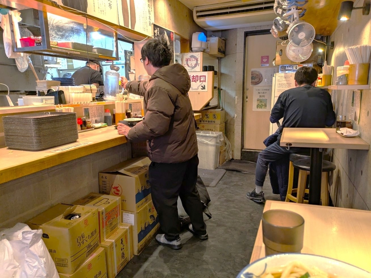 うどん０３８の店内