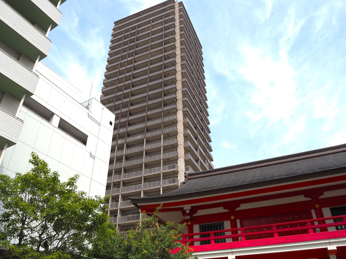 境内の分譲マンション