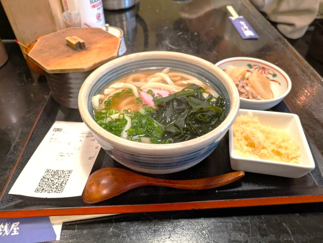 あっさりかけうどんのランチセット