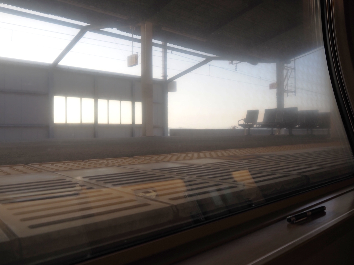 児島駅のホーム
