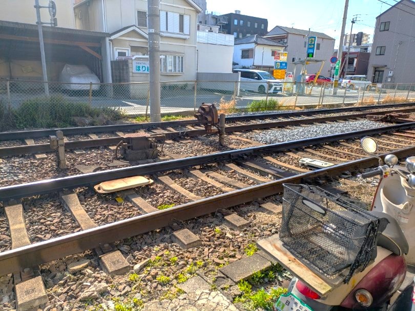 ことでんの線路