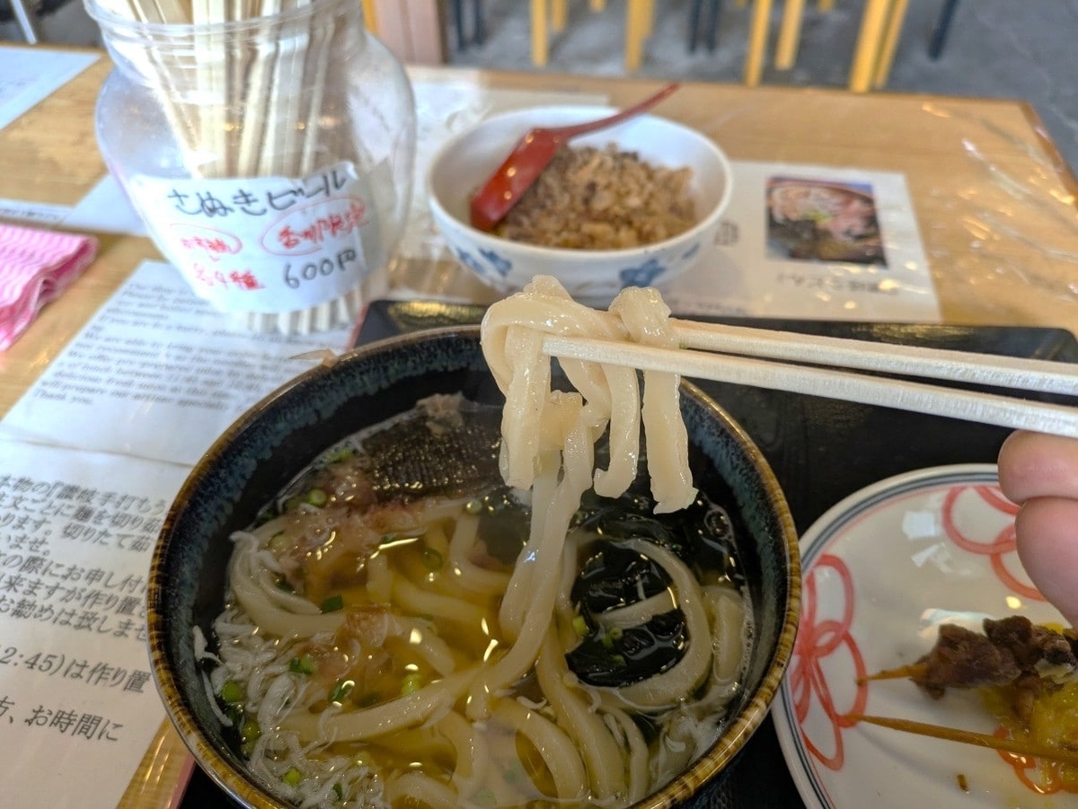 さぬき麺之介の麺