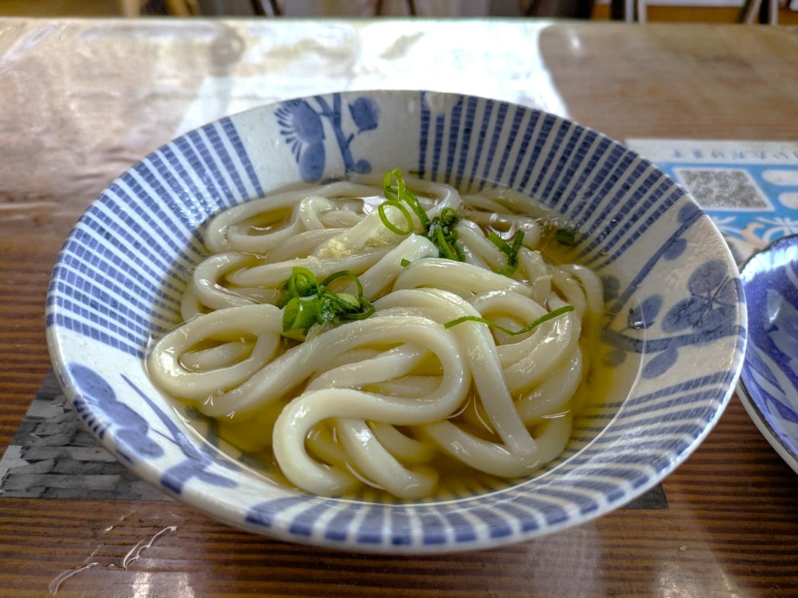山下のかけうどん