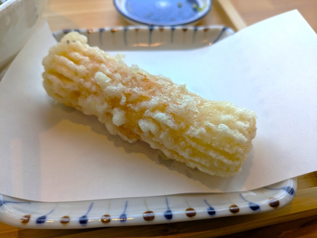 横から見たちくわ天