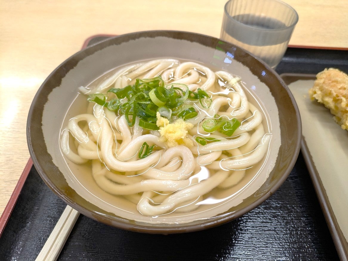 手打ちうどん上田のかけうどん