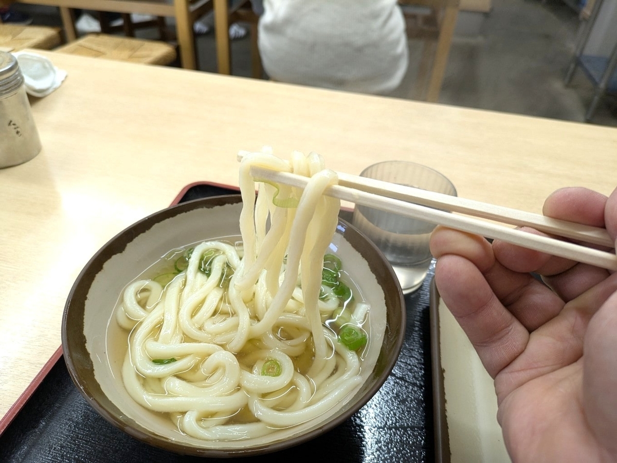 手打ちうどん上田の麺