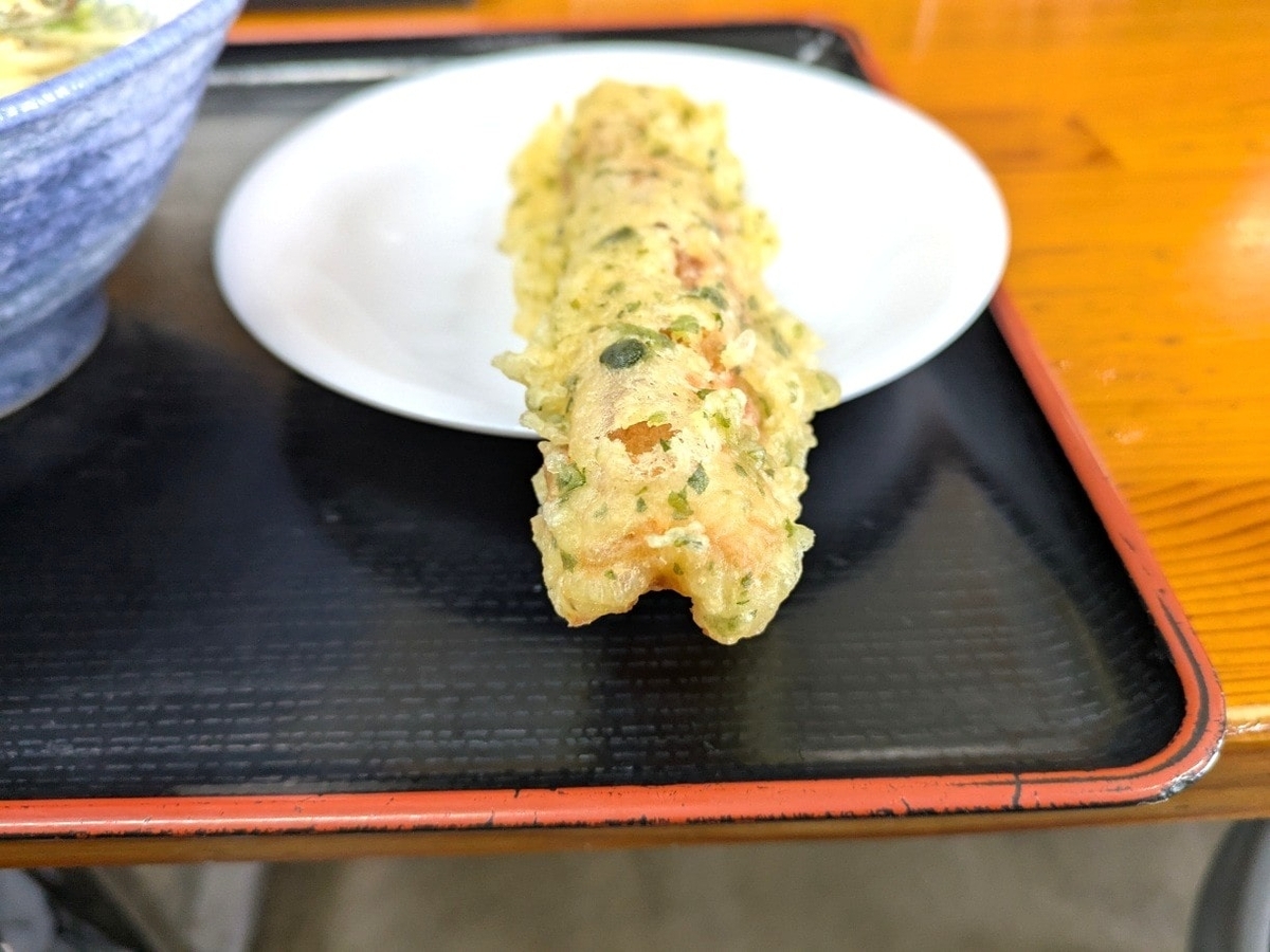 ちくわ天の断面