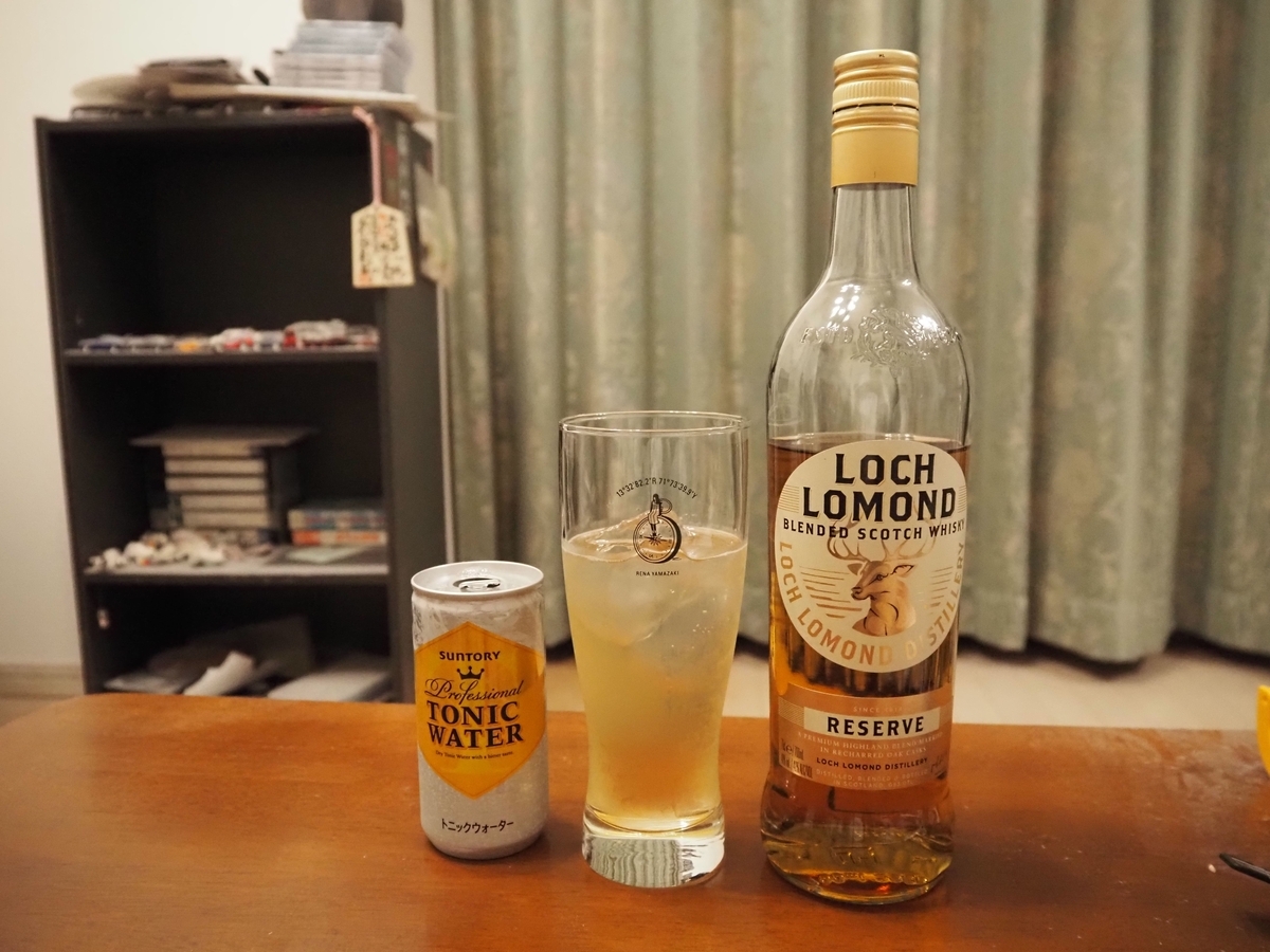 ロッホローモンドリザーブのハイボール