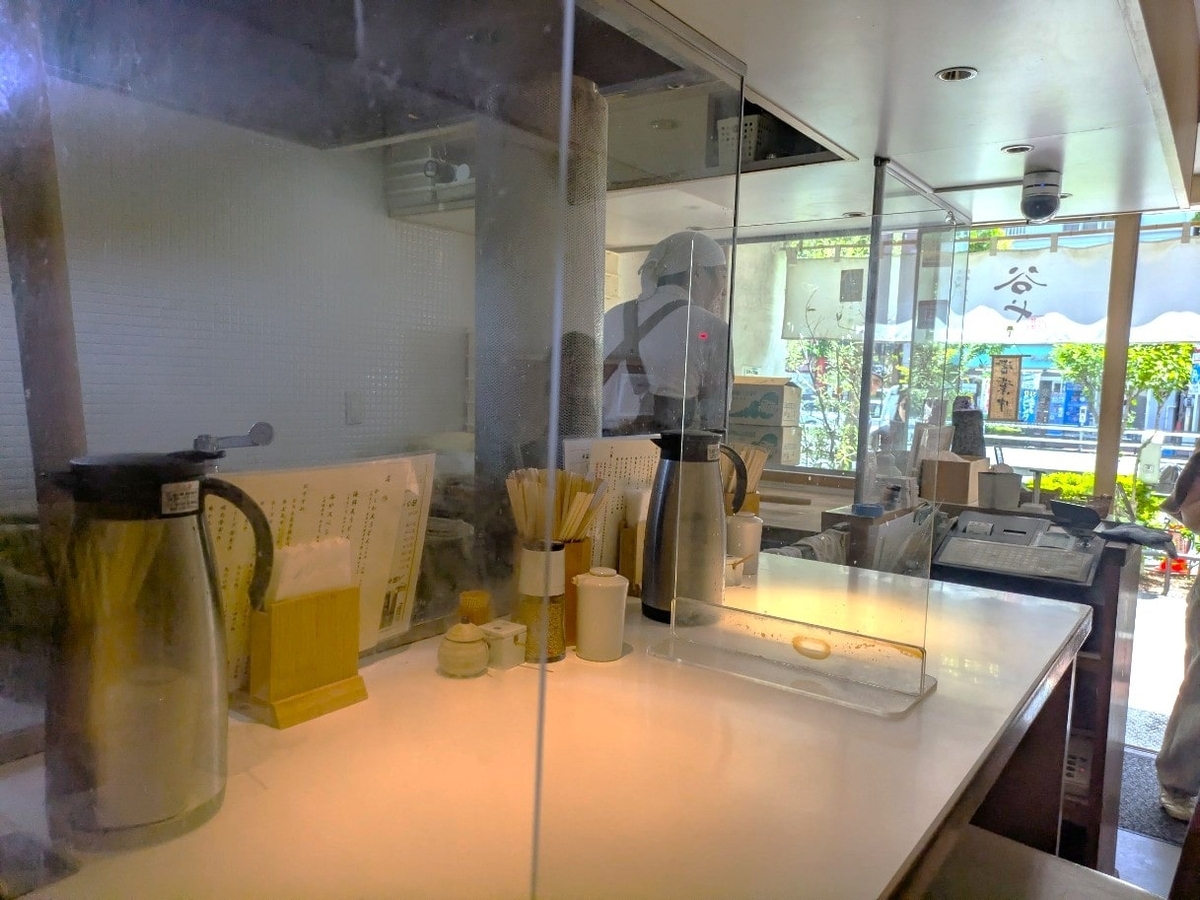 店内の製麺スペース