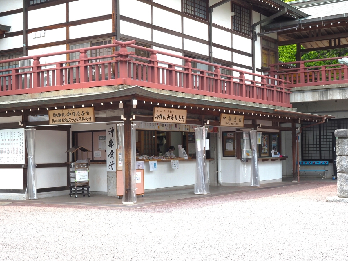 諏訪神社の御朱印所