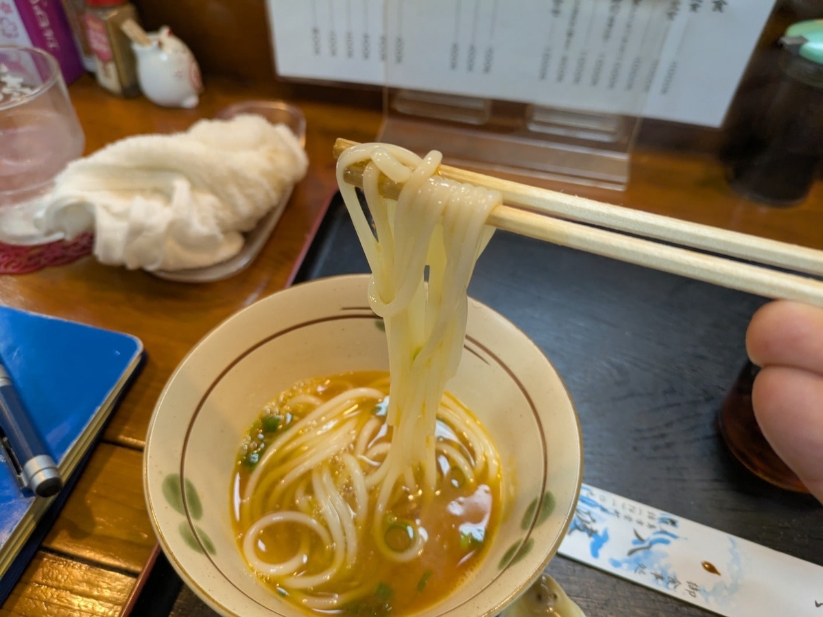 八波の麺