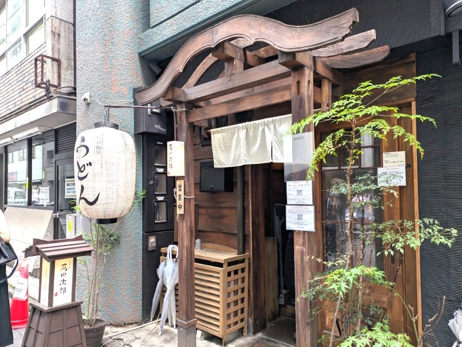 うどん萬田次郎の外観