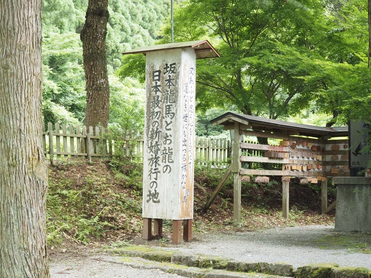 記念碑の看板