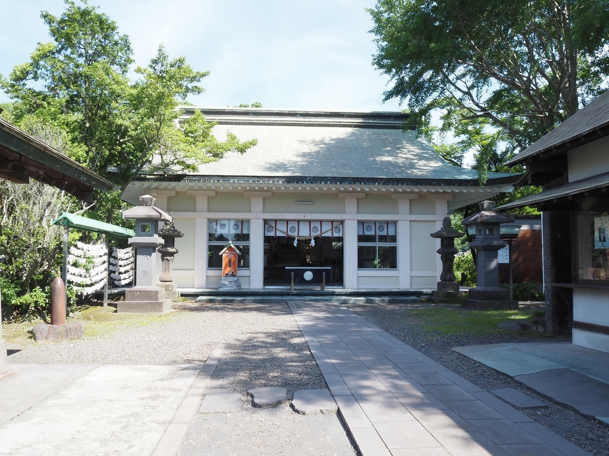 南洲神社の拝殿